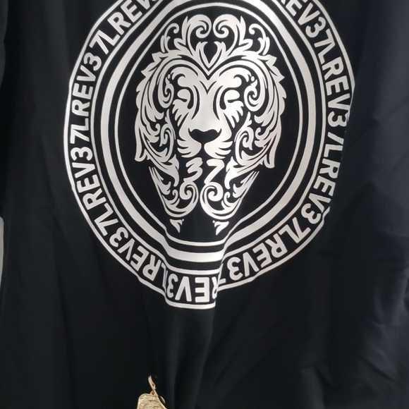 Stunning Black/White Safety Pin Tee Shirt Dress - Picture 4 of 11